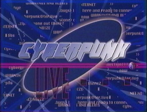 The cyberpunk.live title screen